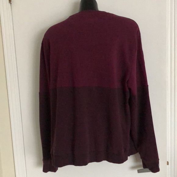 CALVIN KLEIN Burgundy long sleeved sweater, Size XL. Cotton blend - Picture 6 of 15